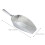 2Pcs Silver Aluminum Alloy Multi-Use Ice Scoop Kitchen Scoop with Grip 9