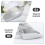 2Pcs Silver Aluminum Alloy Multi-Use Ice Scoop Kitchen Scoop with Grip 11