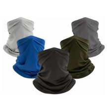 Reusable Face Mask UV Protection Windproof Cooling Scarf Balaclava Bandana For Hiking Cycling Fishing Unbreakable BPA Free Container Self Cleaning