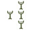 4Pcs Iron Fan Arms Green Ceiling Fan Support Rods for Easy Replacement 4