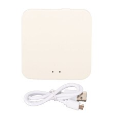 Smart Home Gateway Short Circuit Safety Zinc Alloy Construction Thermal Magnetic Protection Broad Compatibility Dual Protocol Support Voice Enabled