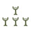4Pcs Iron Fan Arms Green Ceiling Fan Support Rods for Easy Replacement 5