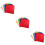 120 Pcs Pupils Patchwork Polyester Cloth 9