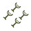 4Pcs Iron Fan Arms Green Ceiling Fan Support Rods for Easy Replacement 6