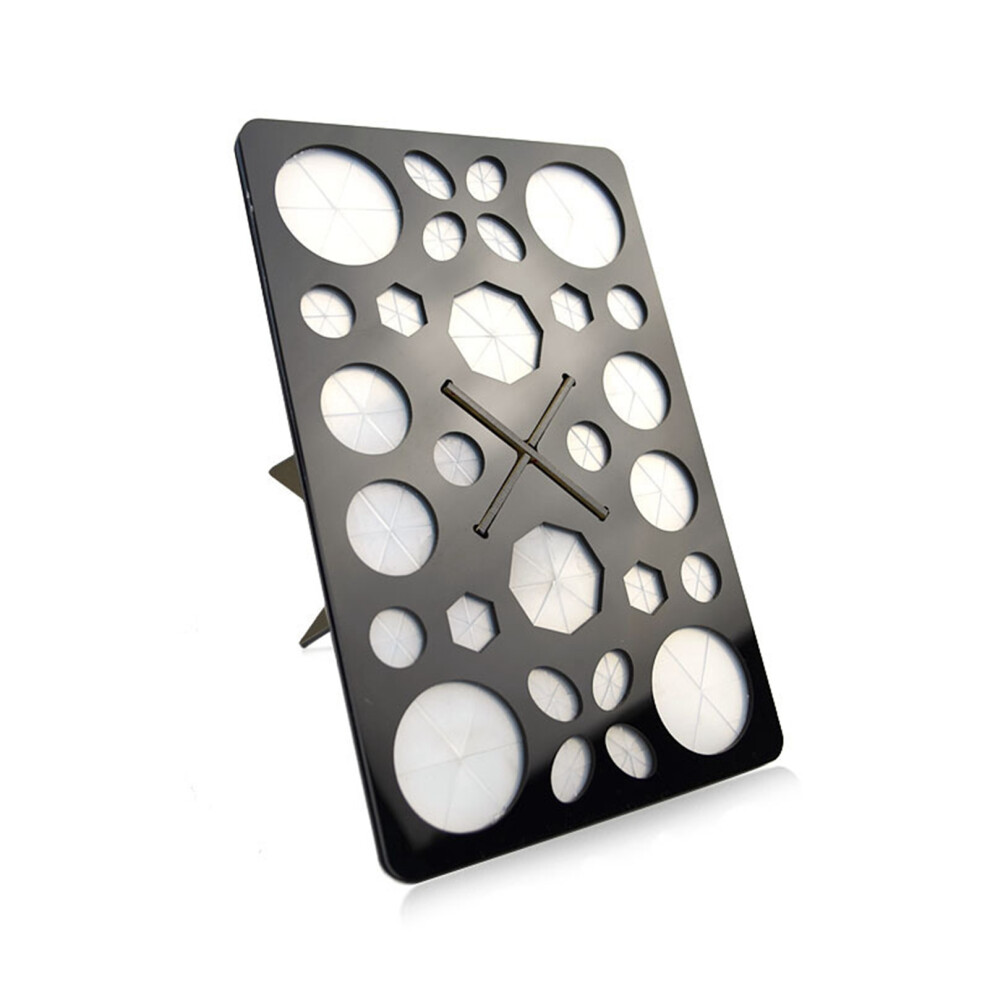 Organizer For Makeup Artist Reusable Fake Nails Compatible Acrylic Brush Drying Rack With28Holes And Display Function