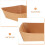 200Pcs Brown Paper for Parties and Picnics 8