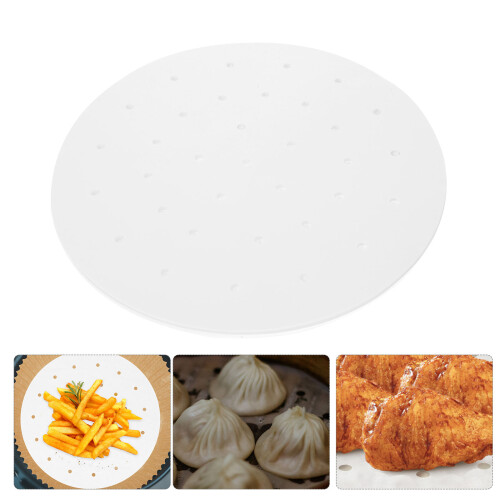 300Pièces Papier Parchment Rond Pour Grillades 2
