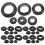 520Pcs Rubber Cable Grommet Assortment Black Waterproof Wire Seal Kit 3