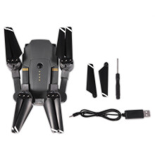 Smart Drone With HD Camera And Gesture Control, Foldable RC Quadcopter Featuring Real Time Transmission Wide Angle Lens Altitude Hold Function And3D