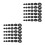 520Pcs Rubber Cable Grommet Assortment Black Waterproof Wire Seal Kit 5