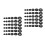 520Pcs Rubber Cable Grommet Assortment Black Waterproof Wire Seal Kit 9