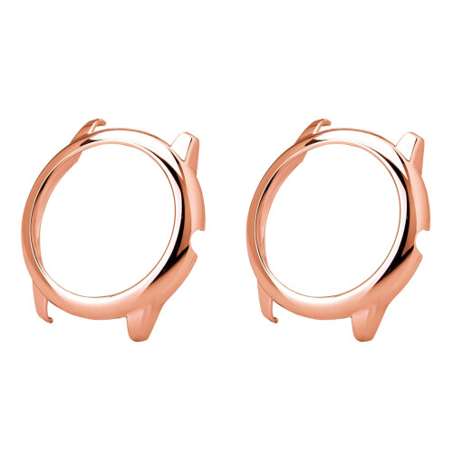 2Pcs Rose Gold Watch Protective Case Durable Shell for Smart Watch 1