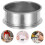 2Pcs Portable Stainless Steel Paint and Clay Mesh Strainer Filter 10