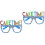 2Pcs Blue Birthday Party Eyeglasses Lightweight Pc Props 4