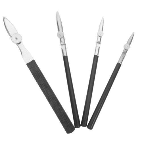 16Pcs Black Professional Painting Ruling Pens Plastic Metal Draw Tools 1