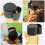 2Pcs Black Plastic Bent Neck Key End Caps for Tenor Saxophone 8
