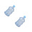 2Pcs Blue Plastic Storage Bucket with Heat-Resistant Handle 8