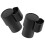 2Pcs Black Plastic Bent Neck Key End Caps for Tenor Saxophone 9
