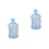 2Pcs Blue Plastic Storage Bucket with Heat-Resistant Handle 11
