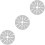 3Pcs Heat Conducting Sheet Silver for Induction Casserole Use 4