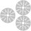3Pcs Heat Conducting Sheet Silver for Induction Casserole Use 5