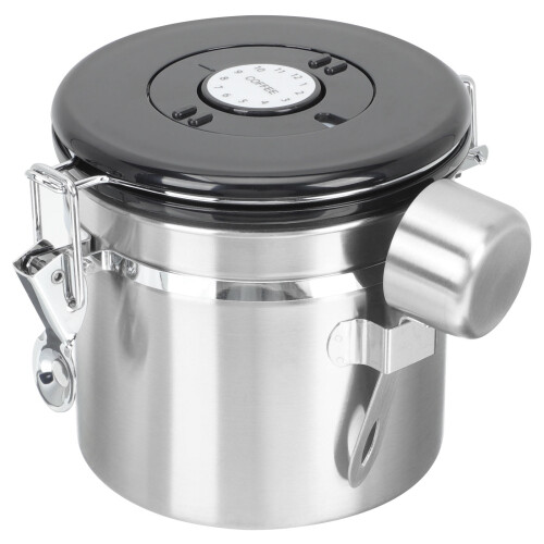 4Pcs Multi-Function Silver Stainless Steel Storage Canister for Home 1