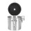 4Pcs Multi-Function Silver Stainless Steel Storage Canister for Home 3