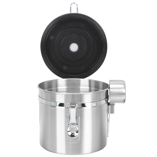 4Pcs Multi-Function Silver Stainless Steel Storage Canister for Home 2