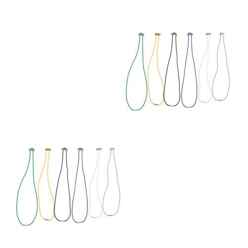 12Pcs Durable Rubber Bands Adjustable Trash Bag Holder for Daily Use 2