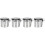 4Pcs Multi-Function Silver Stainless Steel Storage Canister for Home 5