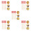 5Pcs Bamboo Fruit Sticks Multi- Picks for Appetizers 9