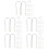 100Pcs Silver Metal Hot Curler Clips Fixing Clips for Electric Rollers 6