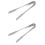 8Pièces Pinces Polyvalentes Pour Service Maison Argent 5