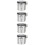 4Pcs Multi-Function Silver Stainless Steel Storage Canister for Home 9