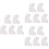 15 Pcs Disposable Face Mask Anti-Uv Work Baotou White 6