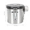 4Pcs Multi-Function Silver Stainless Steel Storage Canister for Home 10