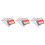 3Sets Clear Printed PVC Bridge Cards Assorted Colors for Indoor Fun 4