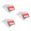 3Sets Clear Printed PVC Bridge Cards Assorted Colors for Indoor Fun 5