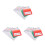 3Sets Clear Printed PVC Bridge Cards Assorted Colors for Indoor Fun 6