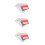 3Sets Clear Printed PVC Bridge Cards Assorted Colors for Indoor Fun 7