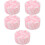 5Pcs Coffee Filter Basket Silicone Case Break-Resistant Pink Holder 8