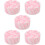 5Pcs Coffee Filter Basket Silicone Case Break-Resistant Pink Holder 9