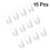 30Pcs Dessert Cups Transparent Ice Cream Pudding Jelly Storage 8