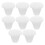 24Pcs Durable White Silicone Stopper Plugs for Bottles Tubes and Pipes 3