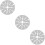 3Pcs Heat Conducting Sheet Silver for Induction Casserole Use 7