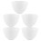 20Pcs Smooth Silicone Mask Mixing Bowls White Storage Tool for Face 2