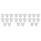 24Pcs Durable White Silicone Stopper Plugs for Bottles Tubes and Pipes 9