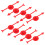 50Pcs Red Plastic Arrow for Group Games and DIY Boards 3