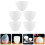 20Pcs Smooth Silicone Mask Mixing Bowls White Storage Tool for Face 11