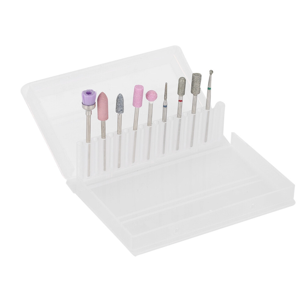 Emery Nail Polishing Bits 9Pcs Kit
